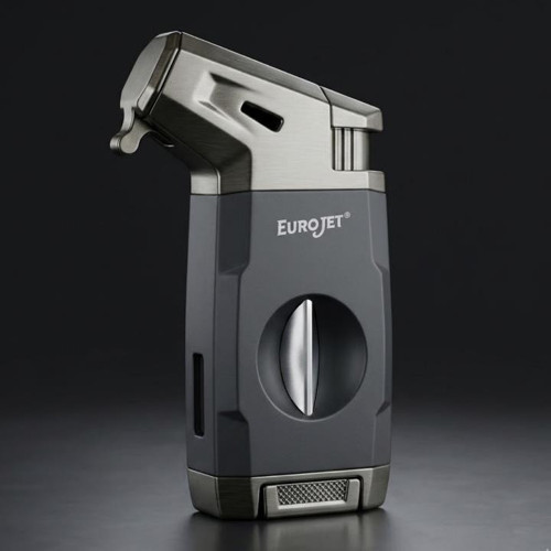 Jet Tek Torch Siyah Pürmüz Puro Çakmağı