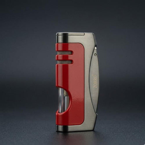 Tek Torch Pürmüz Kırmızı Puro Çakmağı
