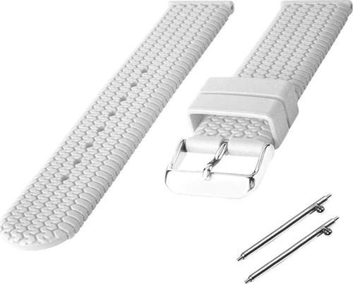 24 mm Silikon Baskılı Desenli Saat Kordonu Kayışı