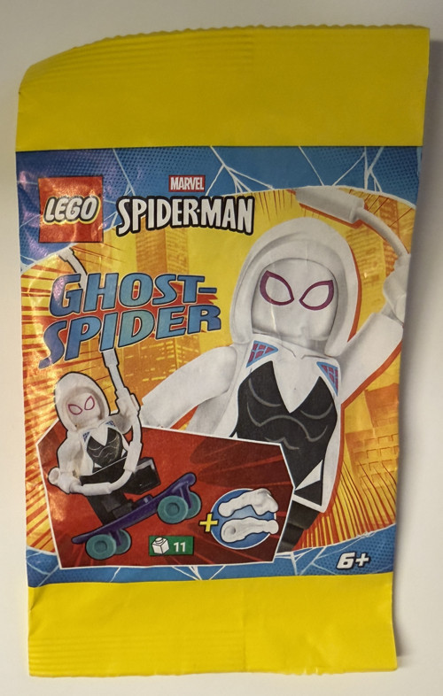 ® LEGO MARVEL SPIDERMAN GHOST-SPIDER (SH0682) MİNİFİGÜRÜ(KAPALI)