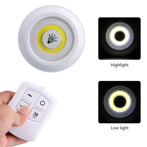 Uzaktan Kumandalı Yapışkanlı 3’lü Led Spot Lamba (5680)