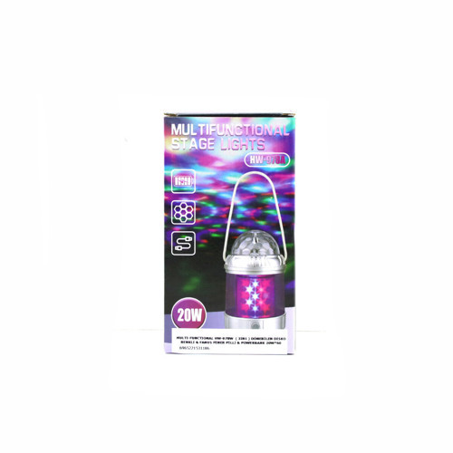 MULTI-FUNCTIONAL 3IN1 DÖNEBİLEN DİSKO RENKLİ - FANUS FENER PİLLİ - POWERBANK 20W HW-978W (5680)