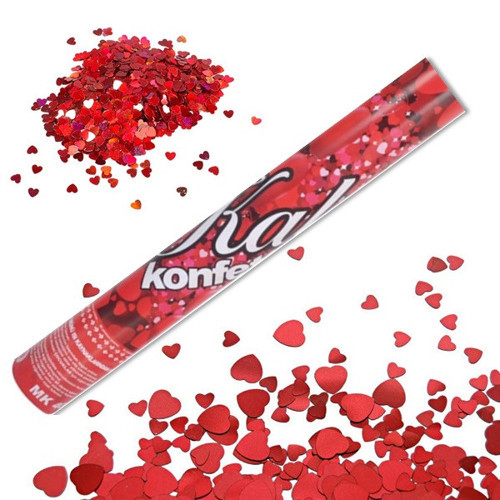KONFETİ GÜLLÜ KALPLİ 30CM. (5680)