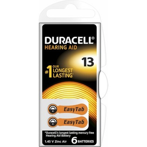 DURACELL 13 İŞİTME CİHAZI KULAK PİLİ 6 PARÇA KUTU (5680)