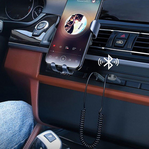 Araba için Bluetooth Aux Alıcısı Wireless Araç Kiti (5680)