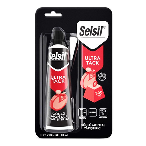 SELSİL MONTAJ YAPIŞTIRICI BEYAZ ULTRA TACK 50ML (5680)