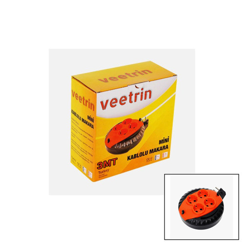 3MT MİNİ MAKARALI UZATMA KABLO 3X1.5MM (5680)