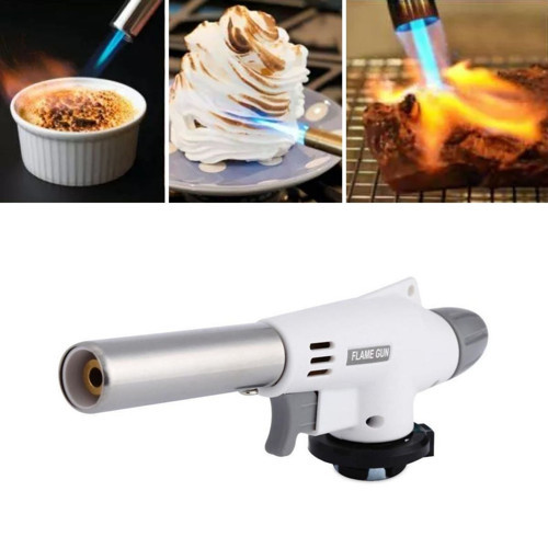 1300°C Çok Amaçlı Gaz Torch Çakmak - Mutfak, Mangal, Lehimleme Pürmüz Alev Tabancası (5680)