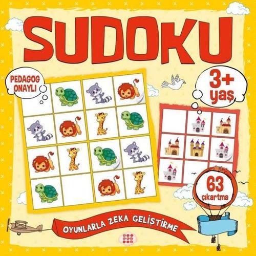 Çocuklar İçin Sudoku 3+Yaş - Çıkartmalı