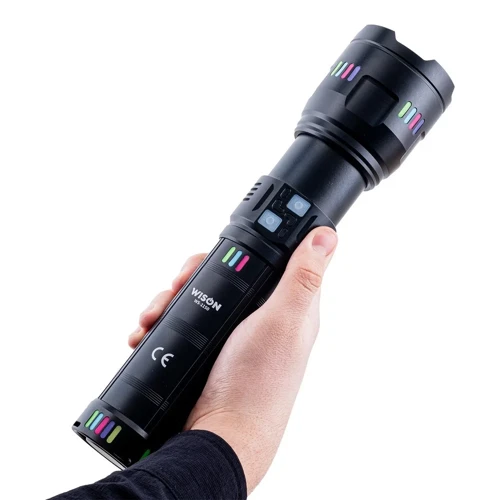 Ws-1150 Uzun Menzilli 60 Watt 5500 Lümen Profesyonel Güçlü El Feneri (5680)