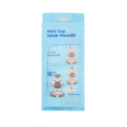 Mini Cep Islak Mendil Günlük Pratik 8'li Paket (5680)