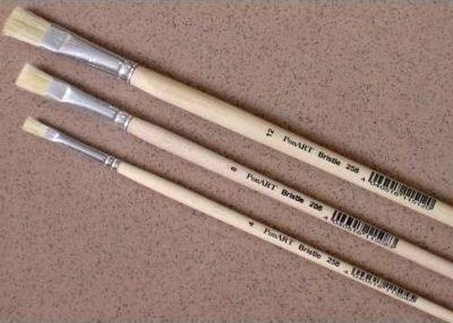 258 Serisi Bristle Kıl Yassı Uçlu Fırça No: 4