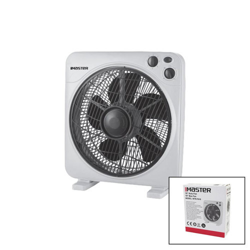 10 İNÇ KUTU FAN VANTİLATÖR 3 KADEME HIZ 6 PLASTİK KANAT 38W 60DK.ZAMAN AYARLI MTR-F610 (5680)