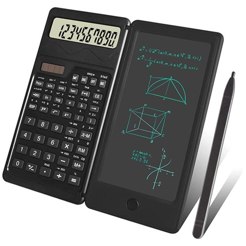 Silinebilir LCD Yazı Tabletli,Kalemli Katlanabilir Bilimsel Hesap Makinesi (5680)