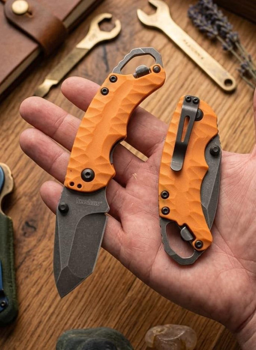 8750 Shuffle Tanto Çakı Turuncu