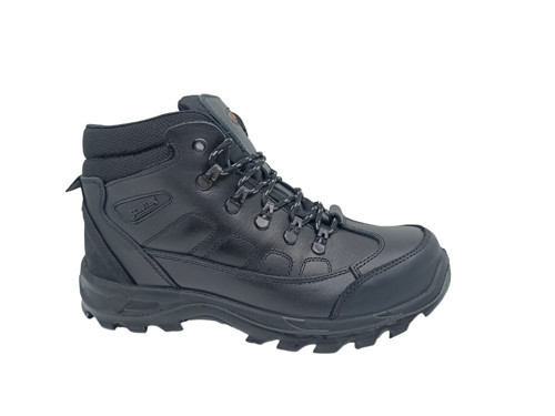 5538 Unisex Siyah Hakiki Deri Su Geçirmez Watertight Bot