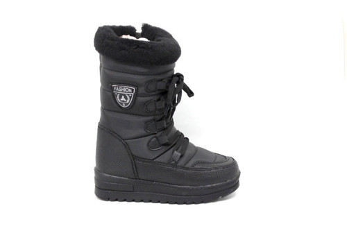 995 Kadın Kız Çocuk Siyah Fermuarlı Bot