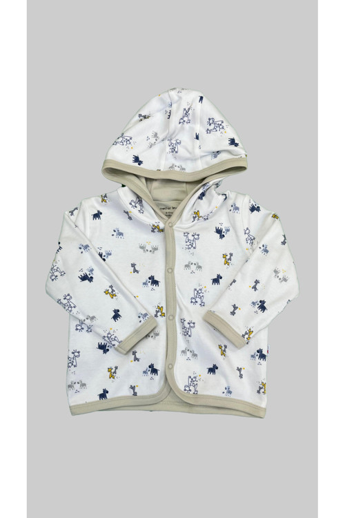 %100 Organik Kapüşonlu Sweatshirt