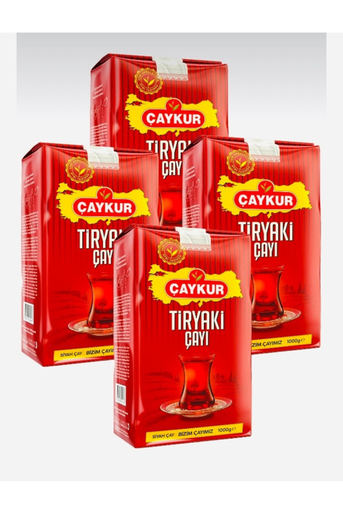 TİRYAKİ ÇAYI 1000 GR X 4 ADET SİYAH DÖKME ÇAY