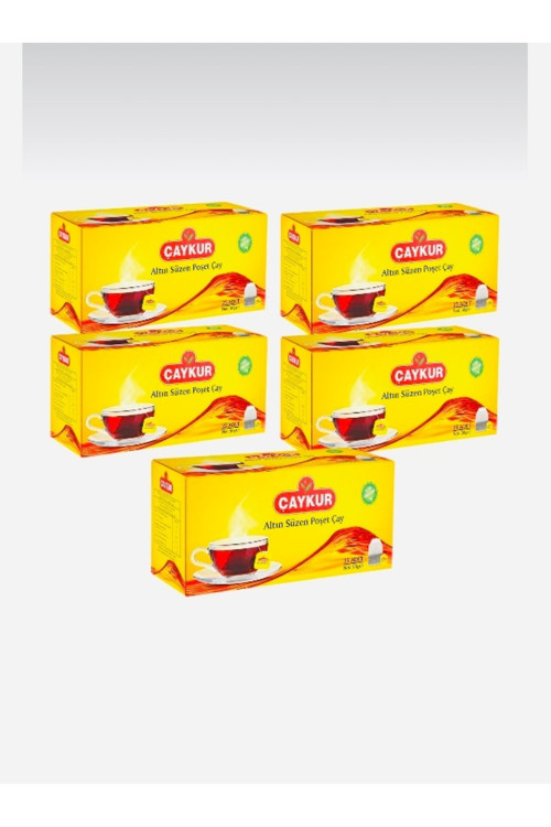 ALTIN SÜZEN BARDAK POŞET 50 GR X 5 ADET KUTU İÇİ 25'Lİ SİYAH ÇAY