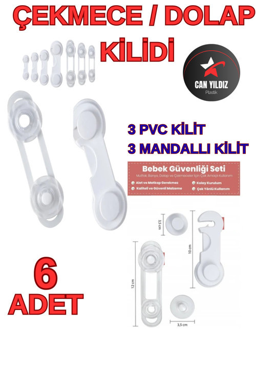 Çocuk Güvenlik Çok Amaçlı Kilit ve Mandallı Güvenlik Çözümü