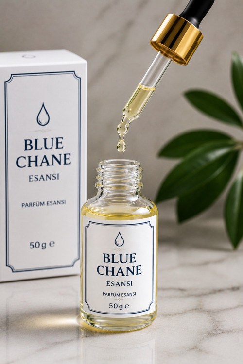 BLUE CHANE Esansı 50 g - Parfüm Esansı - Aromatik Odunsu Koku - Cam Şişe