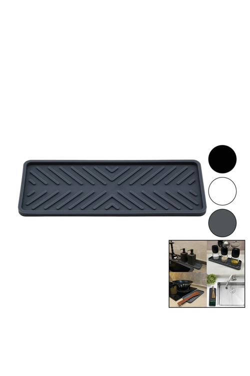ORGANİZER - SİLİKON MUTFAK LAVABO DÜZENLEYİCİ RENKLİ MAT 22.5 X 9CM BRKT-178617 (5468)