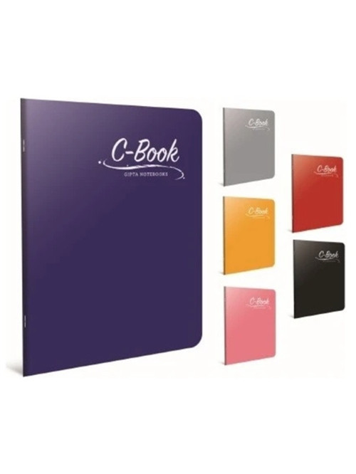 C Book 80 Yaprak Defter Kareli A4 PP Karışık - 2 adet