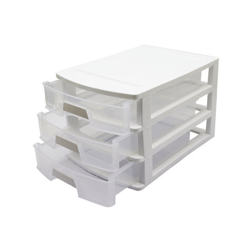 NO:3 ÇEKMECE 3 KATLI 35X25.4X22.6CM SİYAH VEYA BEYAZ GÖNDERİLİR (5680)