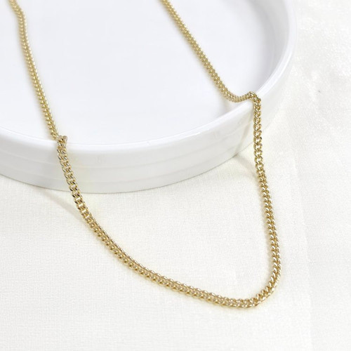 XUPING 3 MM İNCE GURMET ZİNCİR KOLYE 60 CM GOLD