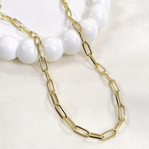 XUPING 60 CM ATAÇ MODEL 5 MM ZİNCİR KOLYE GOLD