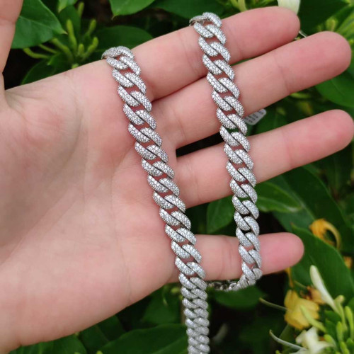45 CM GURMET TAŞLI GÜMÜŞ GERDANLIK KOLYE - RODYUM BEYAZ