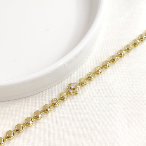 XUPING ALTIGEN DETAY BİLEKLİK GOLD 17+2 CM