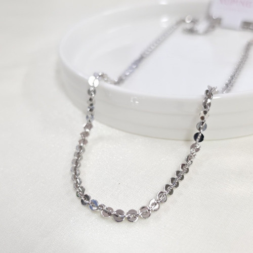 XUPING 4 MM PULLU ZİNCİR KOLYE 50 CM BEYAZ