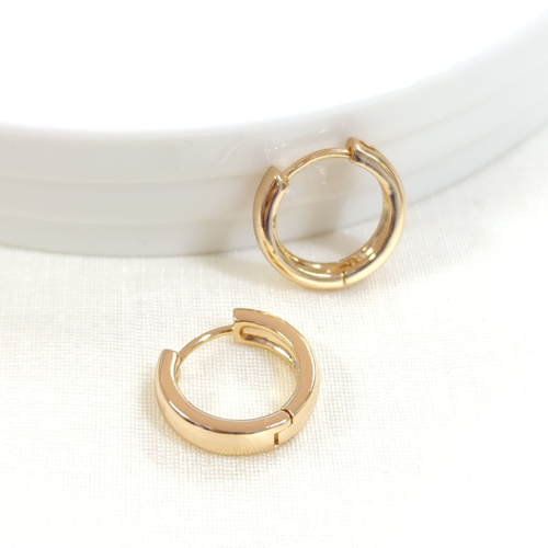 XUPING 13 MM DÜZ TAŞSIZ HALKA KÜPE ROSE