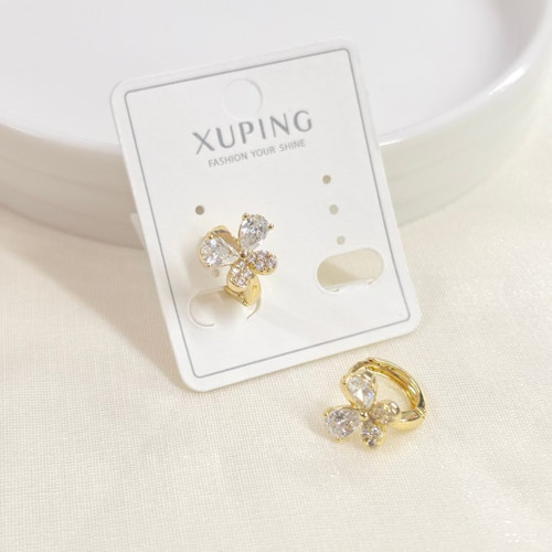 XUPING 10 MM KELEBEK HALKA KÜPE GOLD