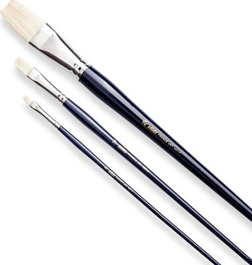 140F Beyaz Bristle Kıl Yassı Fırça No:22