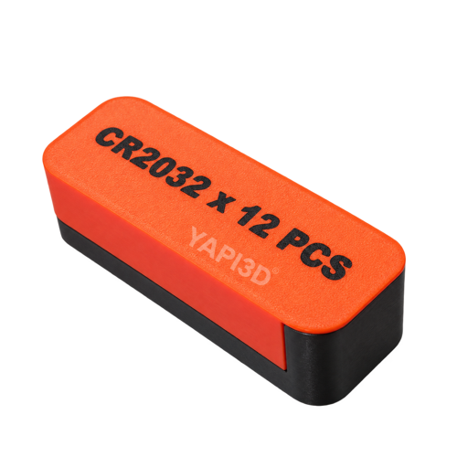 CR2032 Pil Saklama Kutusu 12'li Yuvarlak Pil Düzenleyici Organizer Stand Pil Kutusu Pratik Saklama Aparatı