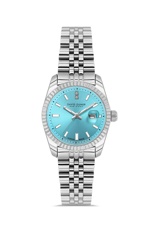Kadın Kol Saati Tiffany Mavi Kadran Gümüş Kaplama DG-9071LA-A15