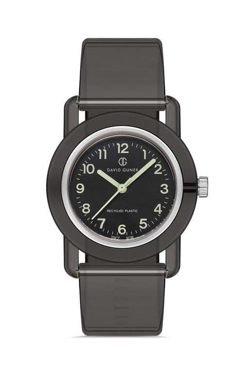 Unisex Kol Saati Siyah Kadran Gri Kordon DG-8661LD-G2A