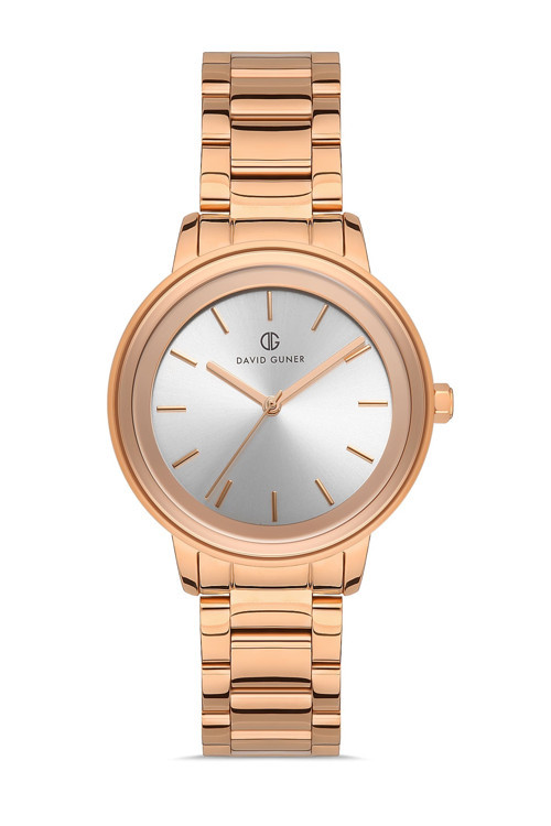 Kadın Kol Saati Gümüş Kadran Rose Kaplama DG-8096LA-C1