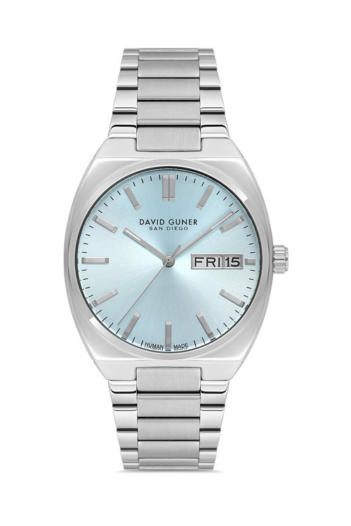 Erkek Kol Saati Tiffany Mavi Kadran Gümüş Kaplama DG-9131GA-A3A