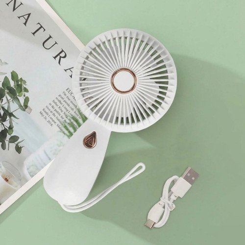 3 Kademeli Çanta Tipi El Fanı – Taşınabilir Mini Serinletici Silikon Askılı Fan ZB103