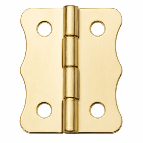 Sarı 100 Adet Papatya Menteşe Düz 40x30 mm - Dekoratif Çerçeve Fener Sandık Kutu Menteşesi