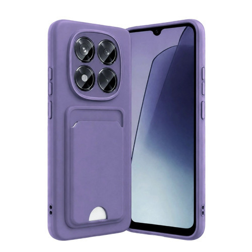 Mey İthalat® Redmi Note 15 4G Kelvin Kartvizitli Silikon - Lila