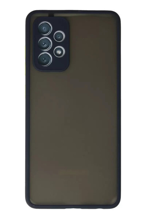 Mey İthalat® Samsung Galaxy A52 Kılıf Montreal Silikon Kapak - Lacivert