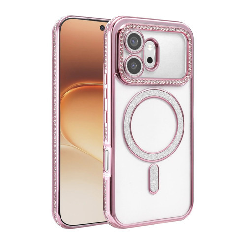 Mey İthalat® Huawei Honor 600 Joke Simli Magneticsafe Kılıf - Pembe