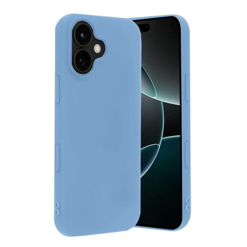 Mey İthalat® iPhone 17 Nano içi Kadife Silikon - Mavi