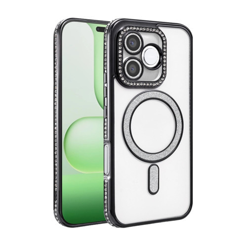 Mey İthalat® Huawei Honor 600 Lite Joke Simli Magneticsafe Kılıf - Siyah