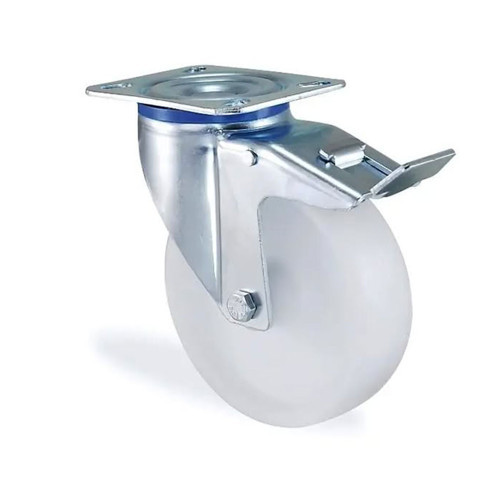 Döner Tablalı Teker (Frenli) - 125x40 - MMB HKS336 - 1 Adet